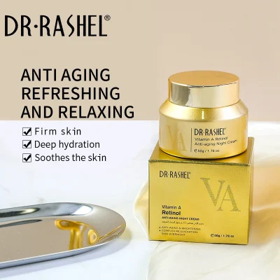 DR Rashel Skin Care Vitamin A Retinol Night Cream 50g - Image 3