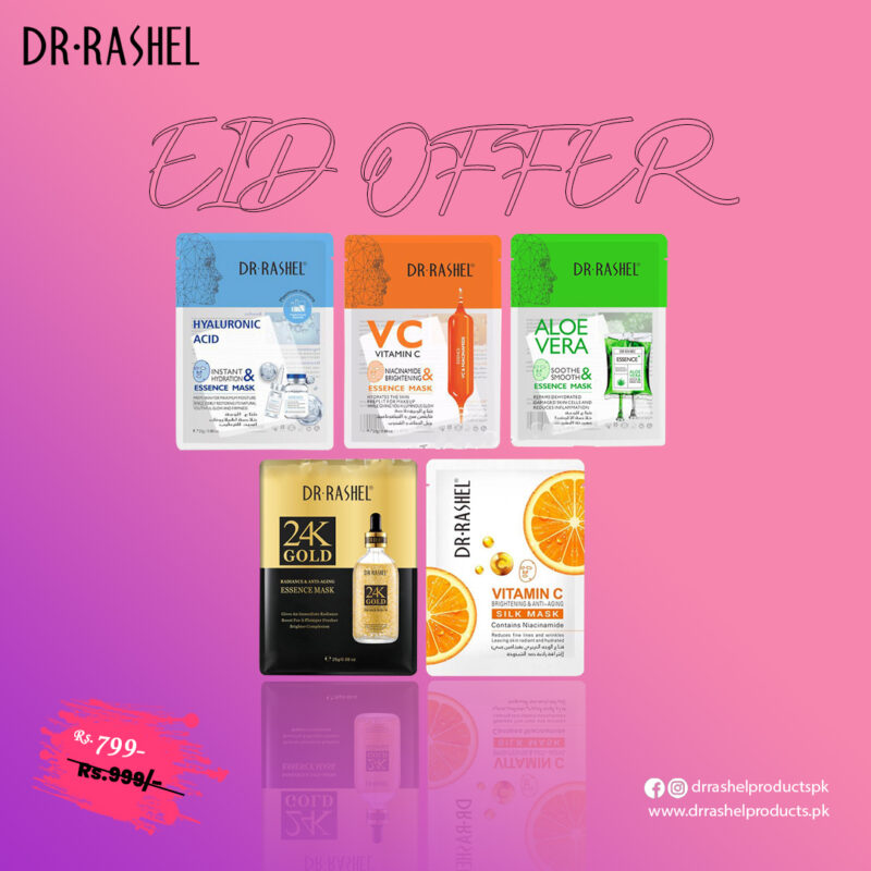 Dr Rashel Facial Mask - Pack of 5