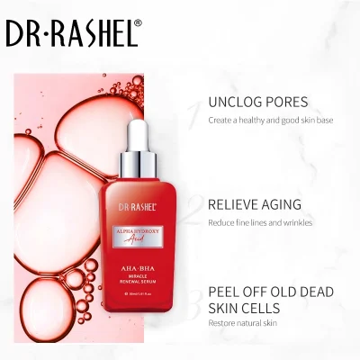 Dr Rashel AHA BHA miracle renewal face serum - Image 3