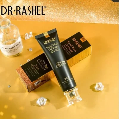 Dr Rashel 24K Gold Collagen Facial Wash Gel Foam